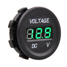 12-24V DC Voltmeter LED Digital Display Waterproof